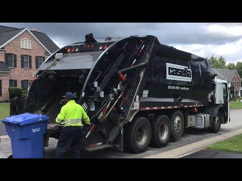 Casella Waste Systems Mack LR McNeilus Rear Loader Garbage Truck - YouTube