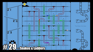 Snakes and Ladders (and Marbles) - Algodoo Marble Race