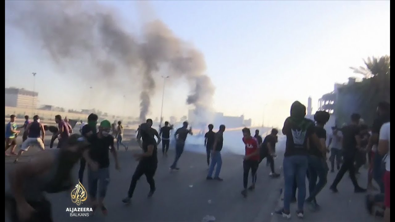 مقتل نحو 100 شخص في احتجاجات بغداد