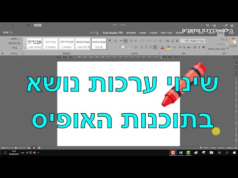 וִידֵאוֹ: היכן נשמרים ערכות נושא?