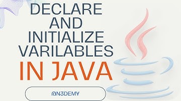 Declaring and Initializing a Variable in Java | Variable | Declaration | Reinitialization in Java