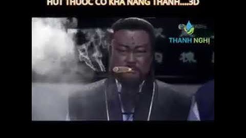 Thánh lồng tiếng bao thanh thiên hút thuốc lá...