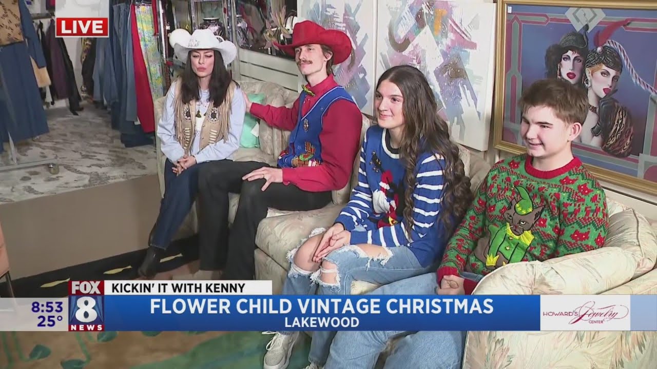 Kickin' It With Kenny: New Flower Child Vintage Christmas room