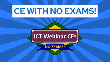 Why Choose ICT Webinar CE?