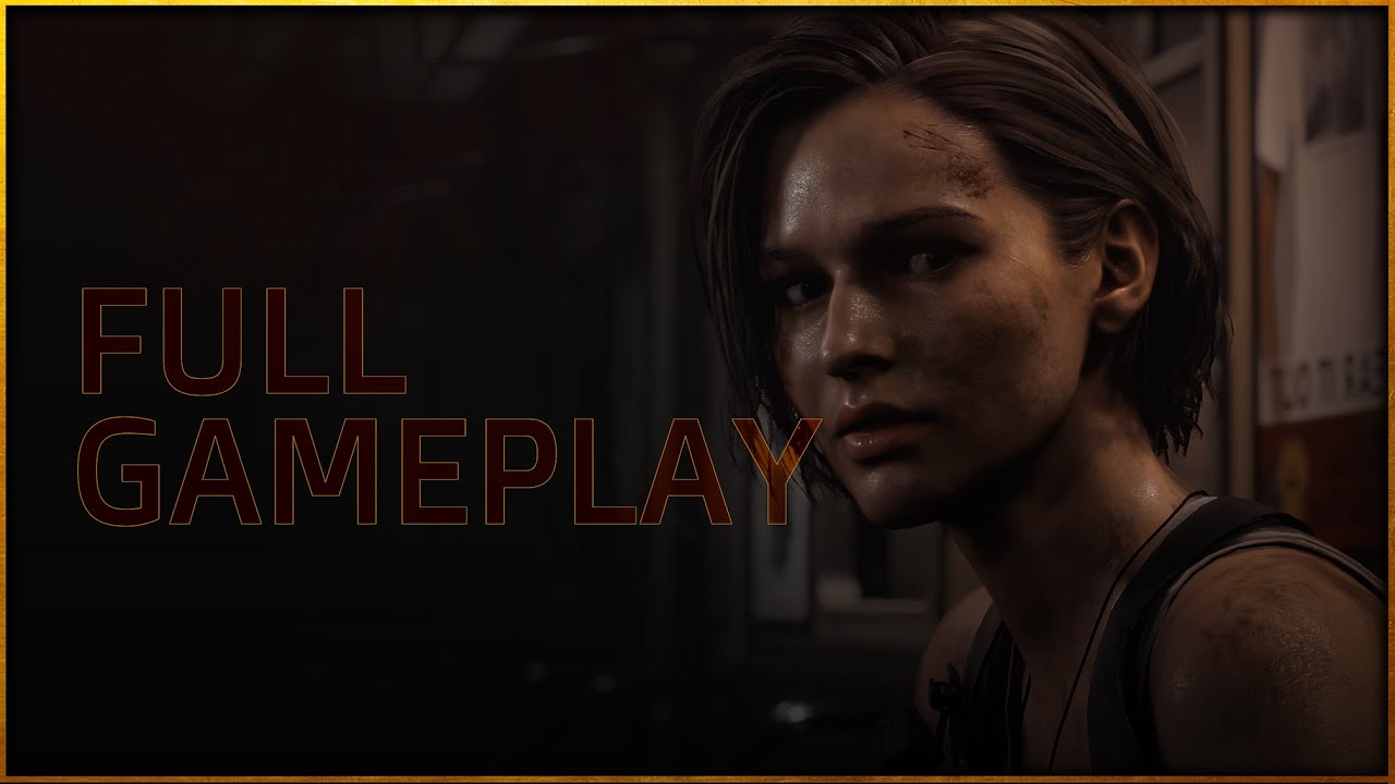 RESIDENT EVIL 3 REMAKE - FULL GAMEPLAY - No Commentary