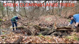 unclogging culvert and cleanup of creek 12/6/22
