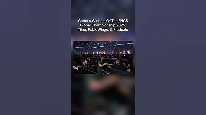 Game 6 Winners Of The FNCS Global Championship 2025: Tjino, PabloWingu, & Fredoxie #fortnite #fncs