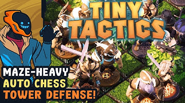 Incredible Maze-Heavy Auto Chess Tower Defense - Tiny Tactics