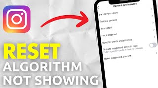 How To Fix Instagram Reset Algorithm Option Not Showing (Full Guide)