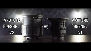 Aputure Fresnel 2x vs Aputure Fresnel v1