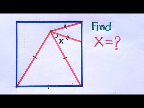A Tricky Olympiad Geometry Problem | Can You Find  X ?