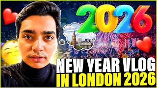 First New Year in London as an International Student 🎆 | 2026 Vlog 🇬🇧