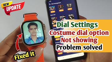 Hiwatch pro custom dial not showing problem fixed|laxasfit pro custom dial option not showing
