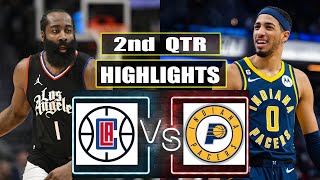 Los Angeles Clippers vs Indiana Pacers 2nd QTR HIGHLIGHTS | March 25 | 2024 NBA Season