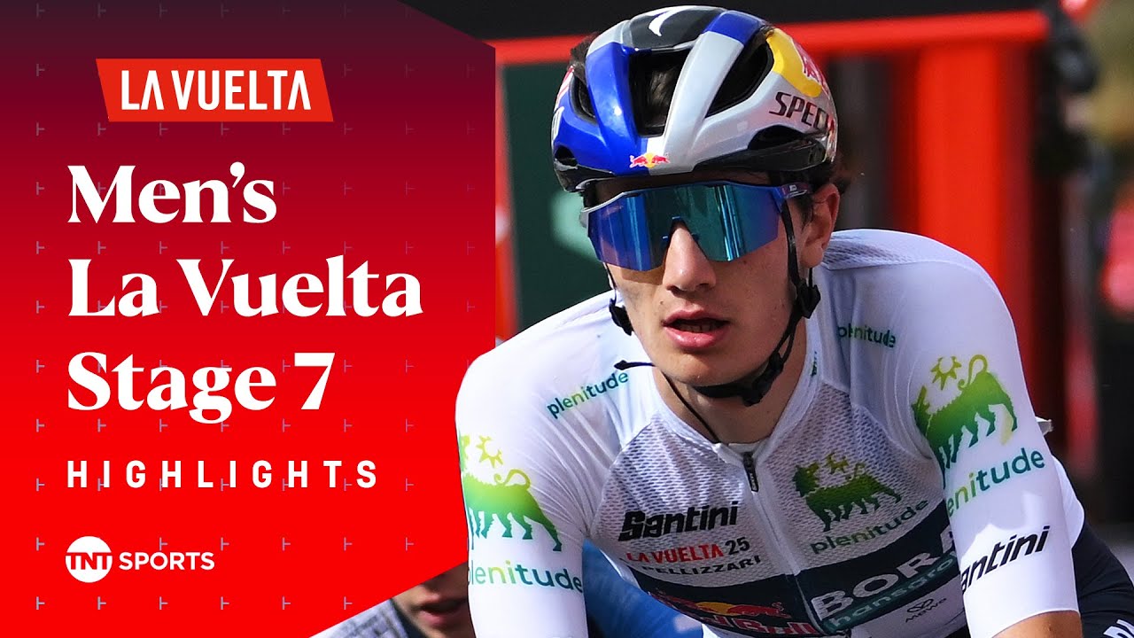 IMPRESSIVE VICTORY 👏 | 2025 Men's La Vuelta Stage 7 Race Highlights | TNT Sports Cycling