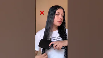 الطريقة الصحيحة لمشط الشعر 