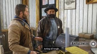 Antagonizing The Sheriff Until He Gives Up - Red Dead Redemption 2
