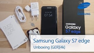Samsung Galaxy S7 edge Unboxing deutsch 4k