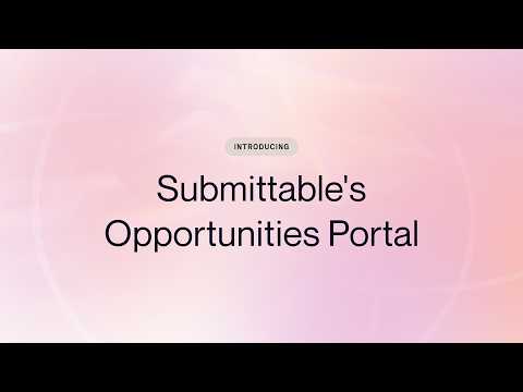 Submittable — video