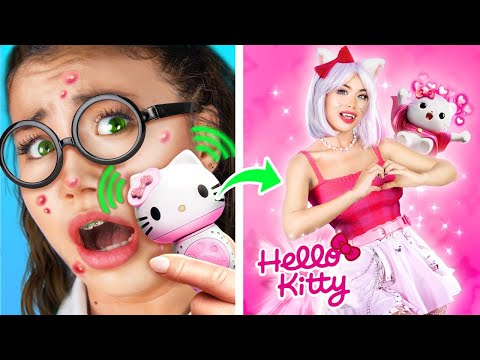 Из ботанши в Hello Kitty! Используем гаджеты из Tik Tok!