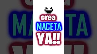 🌮👽🍸Crea una MACETA en Minecraft🧿☝ #datwinxd #tutosdelbienestar #bienestar