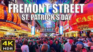 Fremont Street Las Vegas Walk - St. Patrick's Day - March 2024