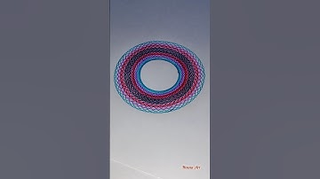 “Satisfying Spirograph Art ✨ Perfect Geometric Design | Oddly Satisfying #Shorts”