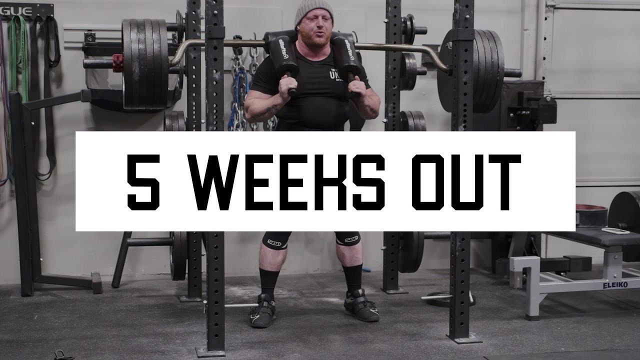 Lead-in to the next meet - 5 weeks out!