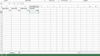 How to Convert Excel Time Difference to Decimal Number : MIcrosoft Excel Tips