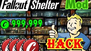 Fallout Shelter (PC) How to get unlimited caps, Nuka Cola Quantum's, All Rooms And Much More!!!