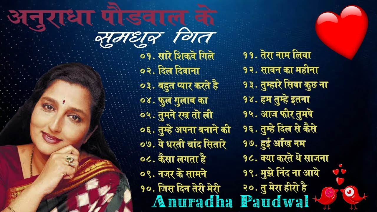 Anuradha Paudwal Best Duet Hindi Songs  Sad Songs 90s Evergreen Jukebox