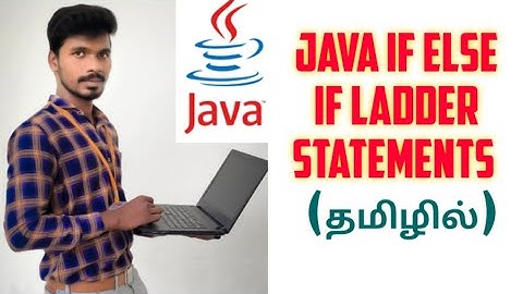 if else if ladder Statement in java || Control Statements in java || java in tamil ||Sivas Infotech