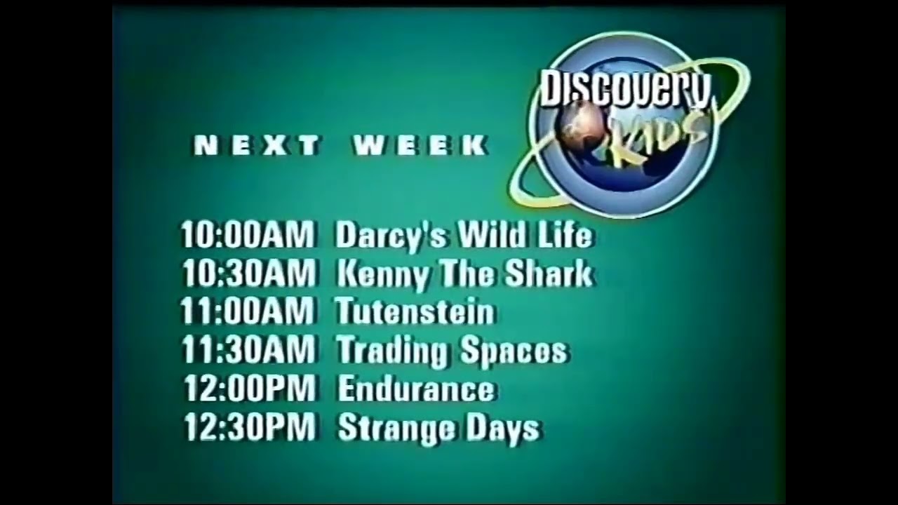 Discovery Kids on NBC Lineup Change Notice 2005
