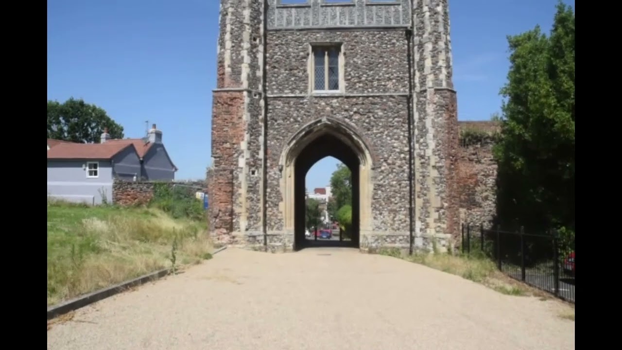 Colchester, Abbey gate and Roman Circus