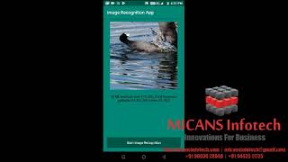 Image Recognition Application using Edge Computing Android Project screenshot 2