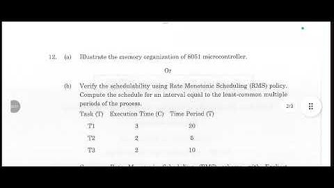 CS3691 | Embedded Systems and IoT | Nov Dec 2024 | Anna Univ. | Previous Year Questions |