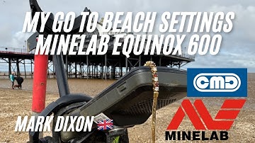 My Go To Beach Settings For The Minelab Equinox 600 Metal Detector #metaldetecting #viral #trending