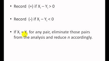 Sign Test For Two Related Sample