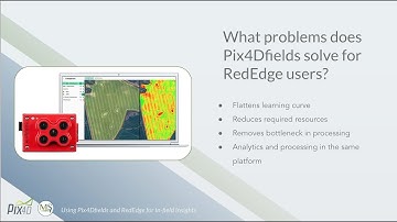 WEBINAR Instant Processing and More: Using Pix4Dfields and RedEdge for In field Insights