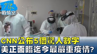 CNN公布5個驚人數字 美國正面臨迄今最嚴重疫情 少康戰情室 20210809