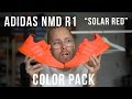 WHAT COLOR ARE THESE SHOES? | Adidas NMD R1 Solar "Red" Review - YouTube