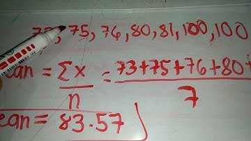 MEAN,MODE,MEDIAN,RANGE- CIVIL SERVICE EXAM REVIEWER