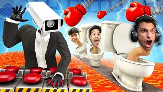 محاولة الهروب من رأس الكاميرا الحقيقي مع عبده ماندو (تحولنا الي حمامات)!! 🔥😱 Garry's Mod