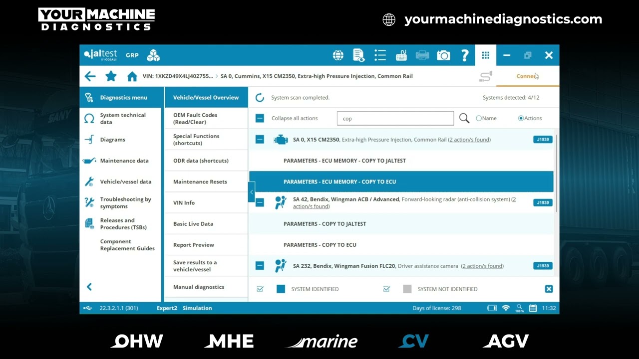 Engine ECU Copy Kenworth T880 | Jaltest Diagnostics