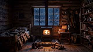 I Haven’t Slept This Peacefully in Years… Hidden Winter Hut, Fireplace & Blizzard