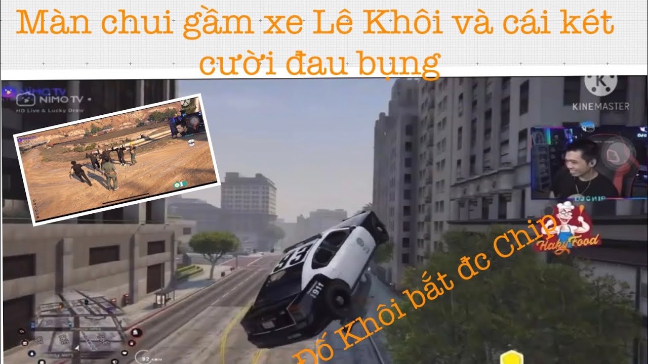 GTA5 - Màn troll cảnh sát đến từ vị trí Dj Chip và màn ruồi kêu kinh điển.