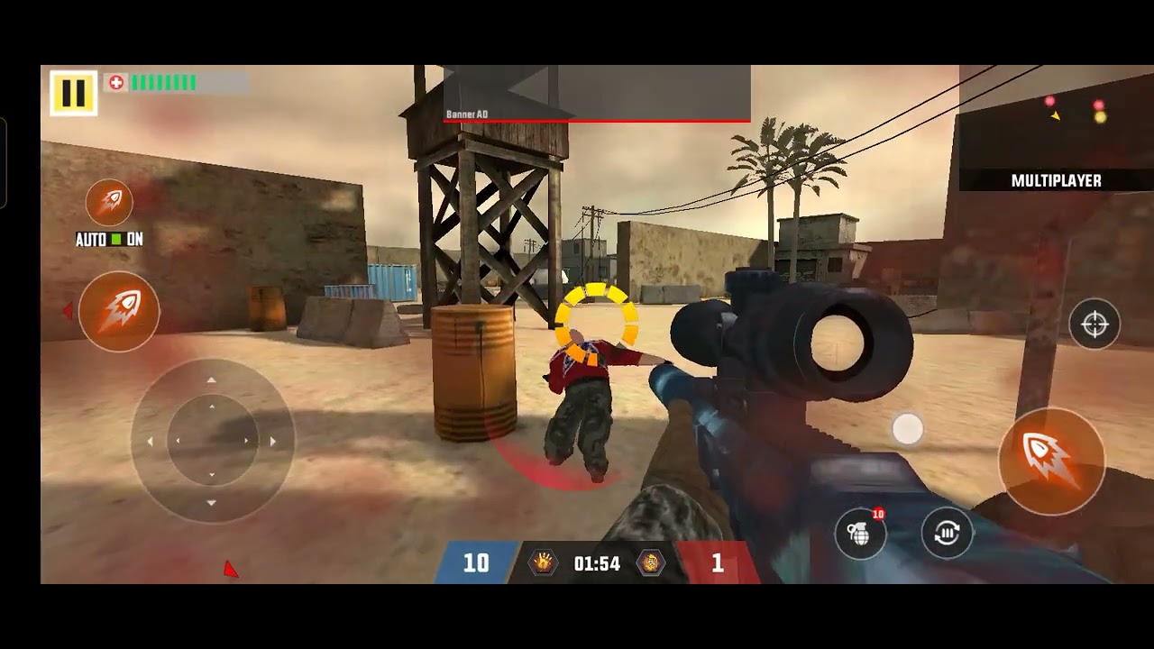 FPS counter shooting game - YouTube