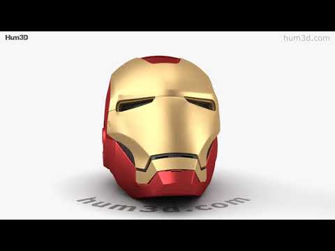 iron man helmet cinema 4d Build, Marvel 3D Puzzle Model Kit with Stand 96 Pcs | Iron Man Desk Decor | Building Toys Iron Man Nanotech Effect in
