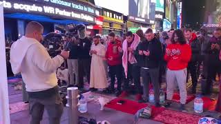 Taraweeh Prayers Times Square NewYork March 2024