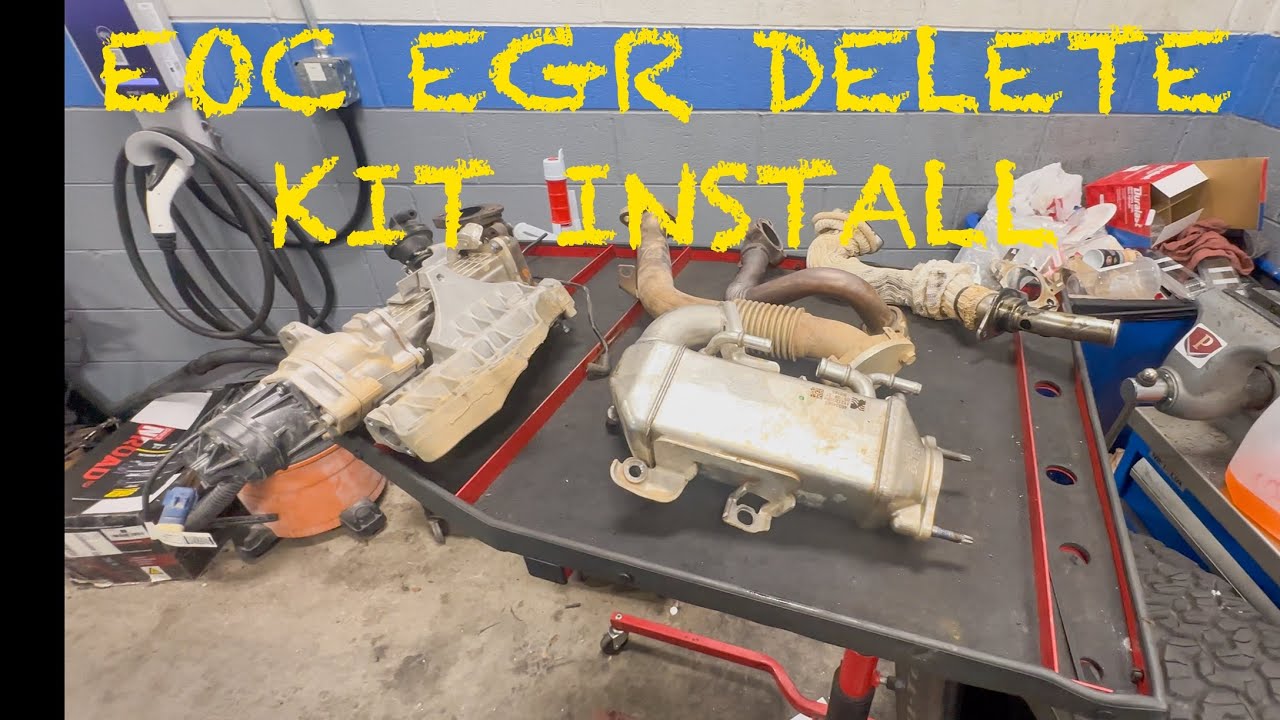EOC EGR Cooler Delete Kit Install For Diesel Jeep Gladiator / JL